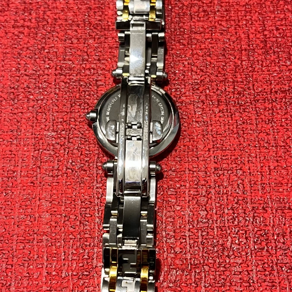 FENDI PRE-LOVED AUTHENTIC ‘ZUCCA’ 18K YELLOW GOLD-PLATED LUXURIOUS WATCH